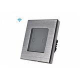 Wise wifi pametni prekidač, 2 tastera, aluminijumski panel srebrni | ePonuda.com