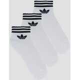 Adidas 3-Stripes Ankle Socks 3-Pack White S | Shoptok.si