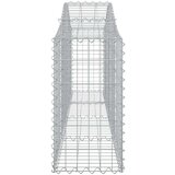  Lučne gabionske košare 7 kom 200x30x60/80 cm pocinčano željezo | shoptok.hr