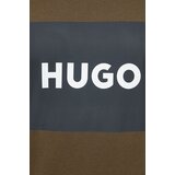 Hugo Bombažna kratka majica zelena barva | Shoptok.si