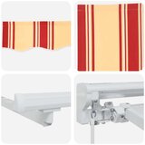  Ročno zložljivo senčilo Rumena in oranžna 4 × 3 m, (5000205778) | Shoptok.si