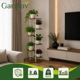  Stalak za cvijeće s 7 polica Gardlov – metalni loft stalak za biljke, bijeli | shoptok.hr