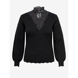 Only Black women's sweater with lace CARMAKOMA Rebecca - Women | ePonuda.com