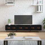 vidaXL TV omarica črna 150x36x30 cm inženirski les Cene