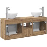  Set ormarića za kupaonicu 3 kom. Hrast artisan | shoptok.hr