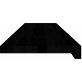  Gazišta stepenice 2 kom tamnosmeđi 100x25x2 cm masivna hrast | shoptok.hr