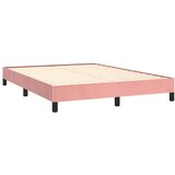  Okvir za krevet ružičasti 140 x 190 cm baršunasti | shoptok.hr