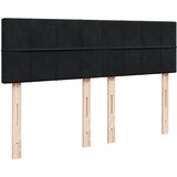  Otomanski krevet s madracem crni 140x190cm baršunasti | shoptok.hr