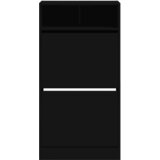 Ormarić za cipele crni 60 x 34 x 116 cm od konstruiranog drva | Eponuda.ba