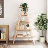  The Living Store Regal 5-nadstropni A-oblika 110x40x180,5 cm trdna borovina - Regal, (21554765) Cene