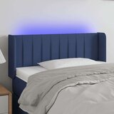  Uzglavlje plavo 83x16x78/88 cm od tkanine | shoptok.hr