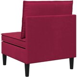SOFA s pohranom Vinska crvena Baršun - boja crnog vina Srednja | shoptok.hr