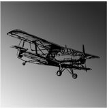Wallity Aereo-1 black decorative metal wall accessory | Eponuda.com