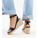 Gemre Black wedge sandals Koura | Shoptok.si