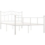  Posteljni okvir bel kovinski 140x200 cm, (20606627) | Shoptok.si