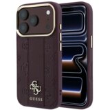 SAS CG MOBILE Maska Guess Stripe Peony 4G Logo MagSafe za iPhone 17 Pro/ 18 Pro burgundy Cene