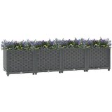 vidaXL Povišena gredica 160 x 40 x 38 cm od polipropilena Cijene