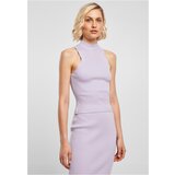 Urban Classics Women's turtleneck with a short rib knit lilac Cene