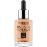 Catrice Pudri & podlage Flüssige Foundation mit HD-Abdeckung - 38 Honey Beige Bež Cene
