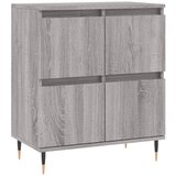  Komoda sivog hrasta sonome 60x35x70 cm od konstruiranog drva Slike