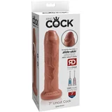 King Cock 7 Fitymanator - realističan dildo (18cm) - tamno prirodan