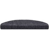  Prostirke za stepenice, samoljepljive, 30 kom., 65x21x4 cm, tamno sive, poluokrugle, velike | shoptok.hr