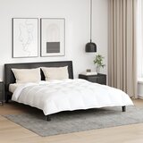 vidaXL Odeja Drugo z blazino 3 pcs Bela 260 x 220 cm Puh | Shoptok.si