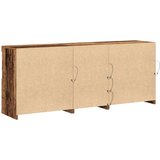 Konzola s LED svjetlima Staro drvo 162x37x67 cm | shoptok.hr