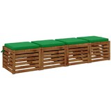  Jastučići za sjedalo od 4 dijela SOEST 4 kom. 100% poliester | shoptok.hr
