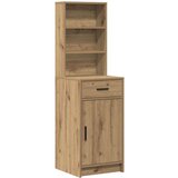  3-delni komplet toaletne mizice iz umetnega hrasta, (22055014) | Shoptok.si