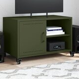 vidaXL TV omarica olivno zelena 68x39x43,5 cm hladno valjano jeklo Cene