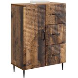  Strani šal Star les 66 x 34,5 x 89,5 cm Inženirski les, (5000217530) | Shoptok.si