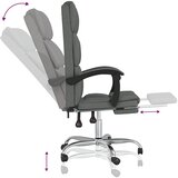 Uredski naslonjač od tkanine tamnosivi | shoptok.hr