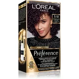 L´Oréal Paris Préférence permanentna barva za lase odtenek 3.12 Toronto 1 kos