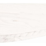 vidaXL Ploča za stol bijela 70x35x2 5 cm od masivne borovine ovalna | shoptok.hr