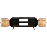 TV omarica 110x30x40 cm robusten mangov les | Shoptok.si