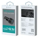 auto punjač extreme speed series PD30W+QC full compatible pd car charger crna