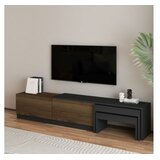 Hanah home TV polica Nest Anthracite Antique Walnut | Eponuda.com