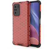  Honeycomb pancirna futrola sa silikonskim okvirom za Xiaomi Poco F3/Redmi K40/Redmi K40 Pro/Redmi K40 Pro+ - Crvena KP10027 | Shoptok.si