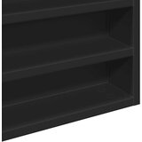vidaXL Vitrina crna 100x8,5x58 cm konstruirano drvo | shoptok.hr