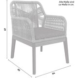 XXXL Vrtni Stol Finn, Rjava, Siva, Masivno | Shoptok.si