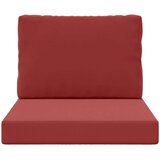  Jastuk za vanjsku sofU 2 pcs boja crnog vina Poliester - boja crnog vina 60 x 60 cm 1x sjedalo +1x naslon (3D bez bartaga) | shoptok.hr