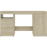  Radni stol boja hrasta sonome 140 x 50 x 76 cm od iverice | shoptok.hr