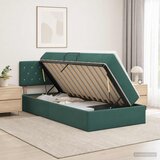  s od storage s uzglavljem Tamnozelena 90 x 200 cm Baršun | shoptok.hr