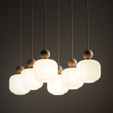  Luster BALLO na sajli, 6xE14/10W/230V, bež Slike