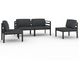  4-dijelna vrtna garnitura s jastucima aluminijska antracit | shoptok.hr