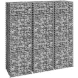 vidaXL gabionske povišene gredice 3 kom 30 x 30 x 100 cm željezne Cijene