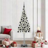 vidaXL Božićno drvce s 300 LED svjetlima Bijelo 180 cm PE i čelik | shoptok.hr