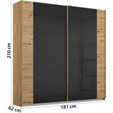 Rauch Möbel omara z drsnimi vrati, antracit, hrast artisan | Shoptok.si