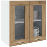 vidaXL Kuhinjska stenska omarica s steklenimi vrati artisan 60x31x60cm Cene